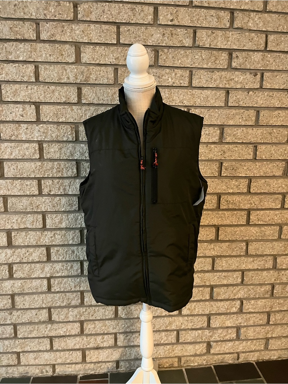Hawke & Co Black Puffer Zip Vest